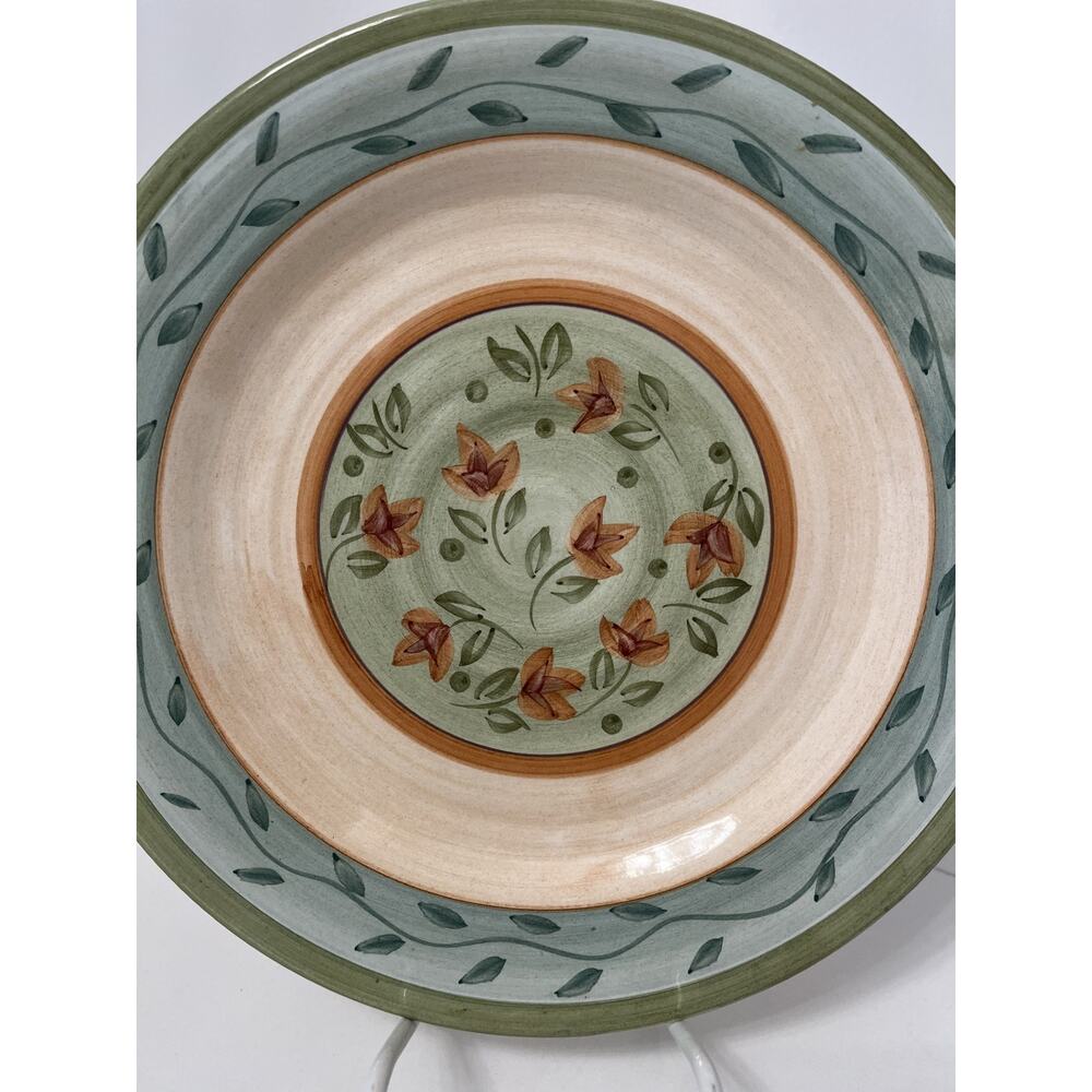 Plate Stoneware Culinary Arts Julie Ingleman Designs Painted 11"  Discontinued